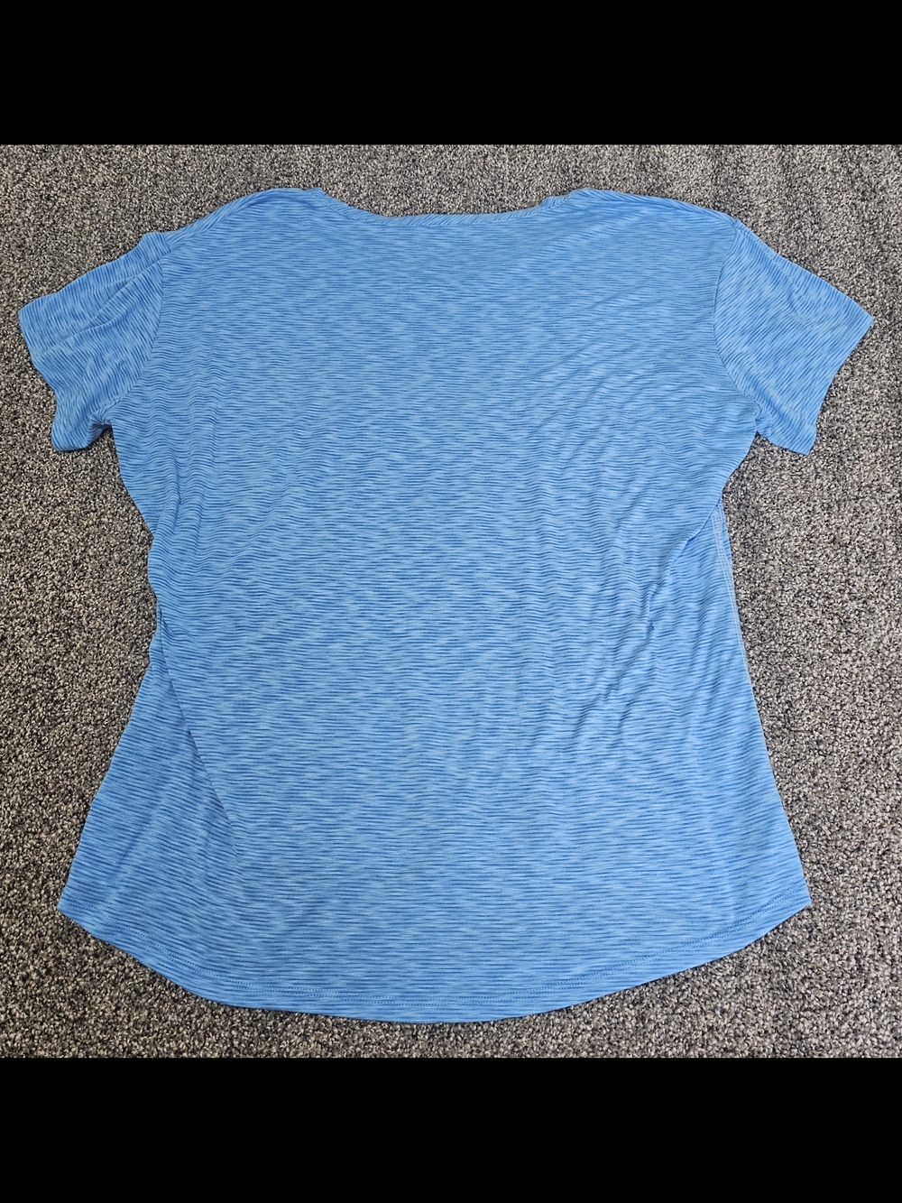 KUHL Sona Short Sleeve Tee Blue Melange Activewear Top Spring 2017 Plus Size 2X - Picture 3 of 11
